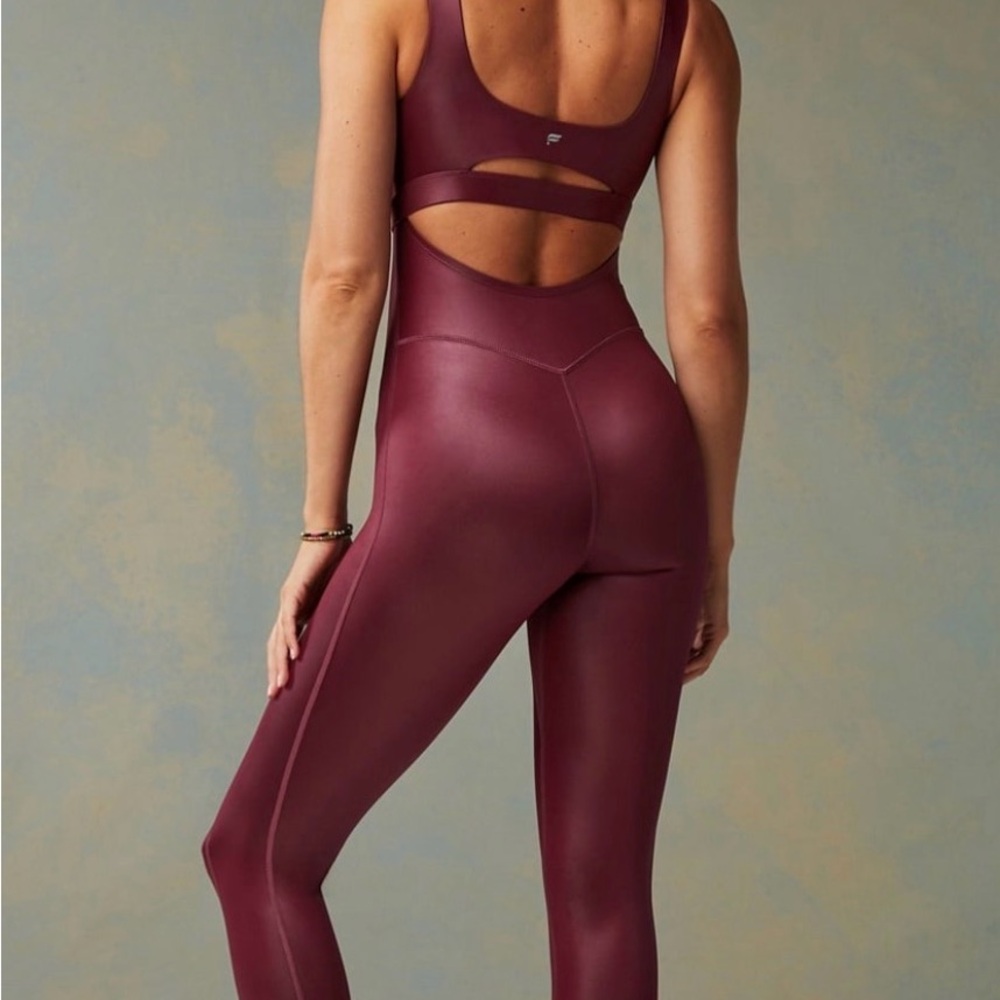Fabletics Motion 365+ Shine by Khloe Kardashian Jumpsuit NWT size Medium